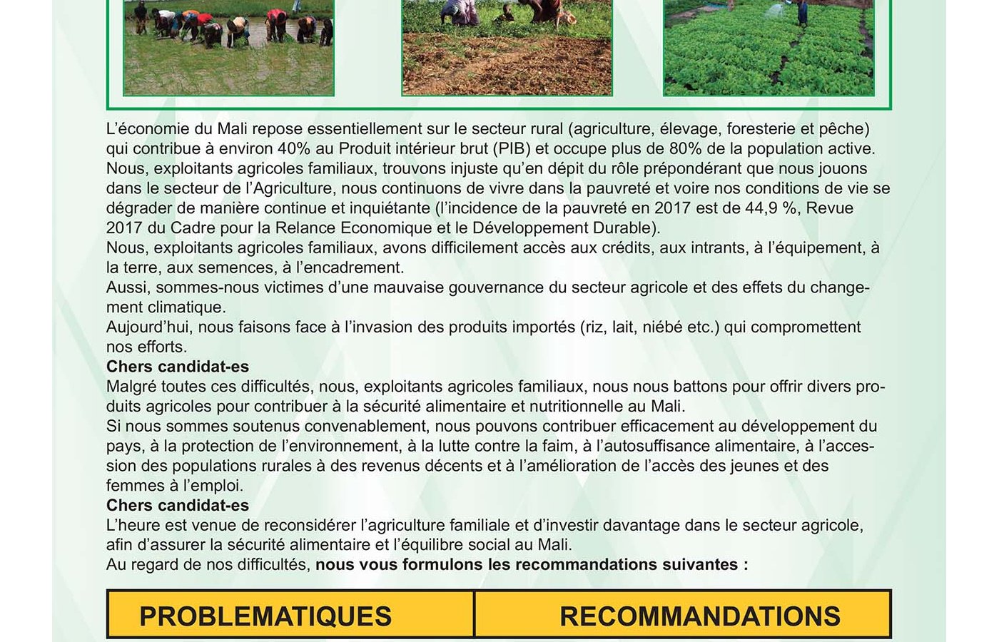 CAD-Mali mobilisée pour l'Election Présidentielle du 29 juillet 2018